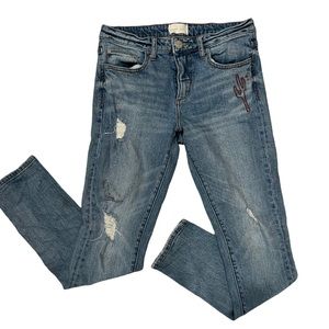 Gilded Intent Mid-Rise Skinny Jeans